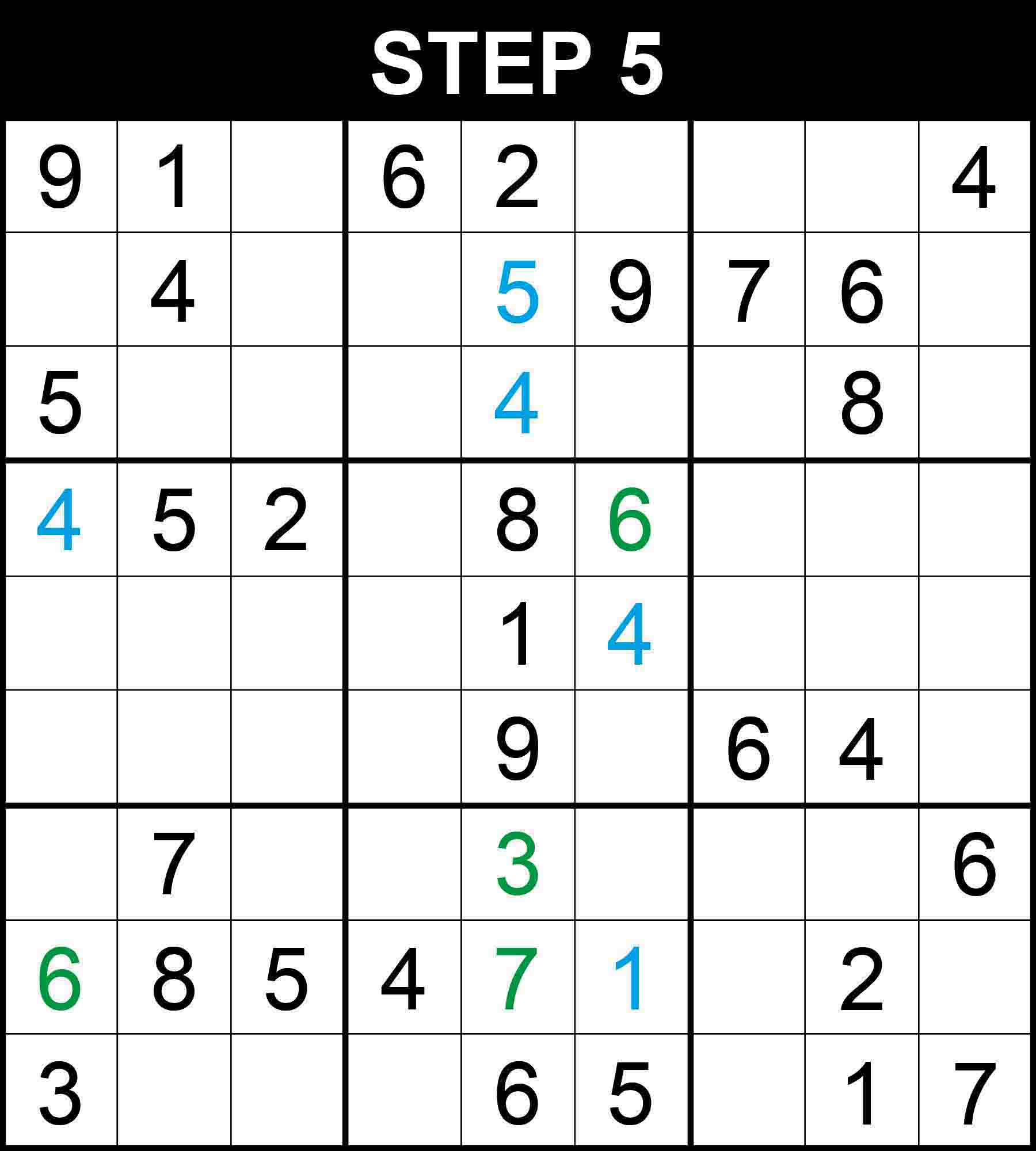 sudoku single candidate technique